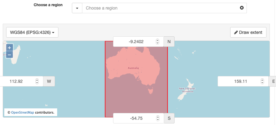 Choose a region